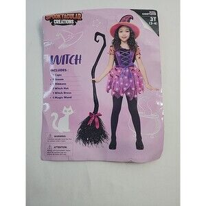 spooktacular creations Witch Girl Size 3T